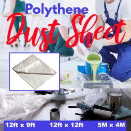 Plastic Dust Sheets – 12ft x 12ft