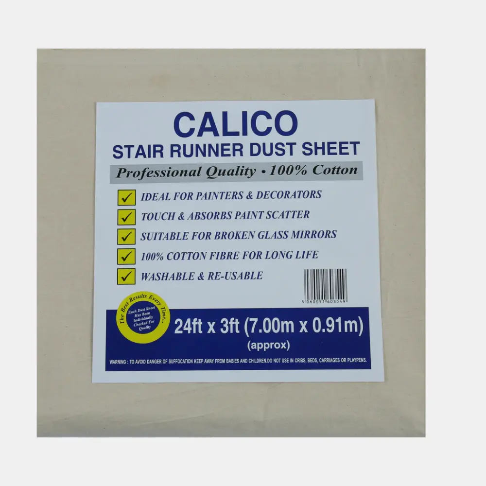 Calico Stair Dust Sheets