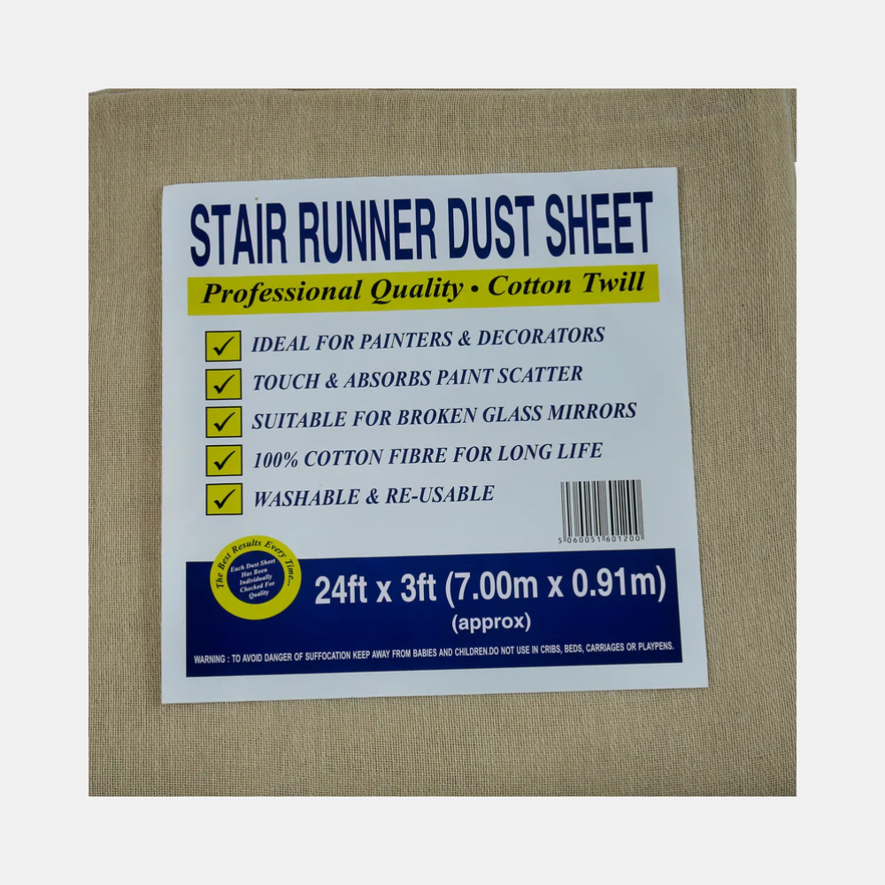Cotton Stair Dust Sheets