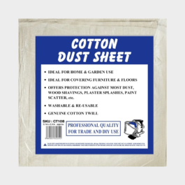 Cotton Dust Sheets – 10ft x 8ft
