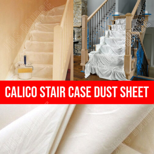 calico stair dust sheets